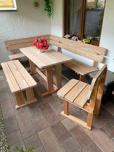 Gartenmöbel aus Lärchenholz - Johanns Holzwelt Salzburg